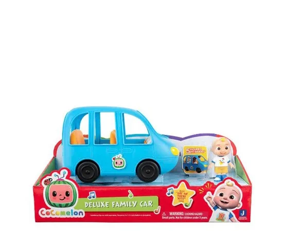 COCOMELON Deluxe Family Fun Car JZ120CMW010400 Multi-Color