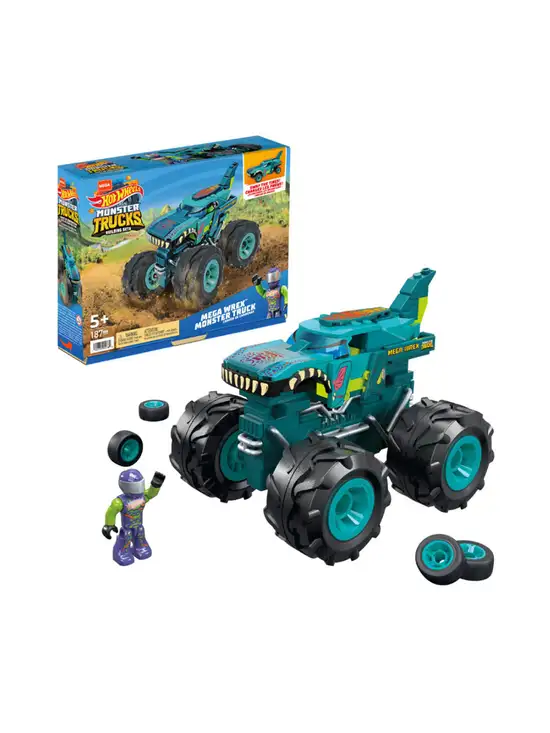 HOTWHEELS Mega Wrex Monster Truck HDJ95 Blue