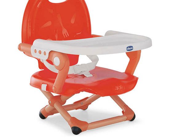 CHICCO CHICCO POCKET SNACK BOOSTER POPPY RED