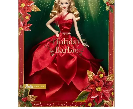 BARBIE Barbie Signature Holiday Barbie Doll HBY03 Red
