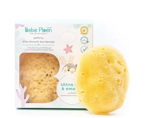 BEBE PLOEN Sponge Natural Smooth Sea for Baby Size L
