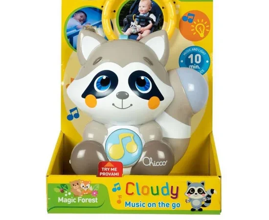 CHICCO 2 In 1 Magic Forest Cloudy Music On The Go Toy