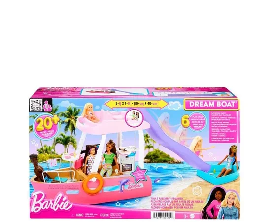 BARBIE Barbie Dream Boat Playset HJV37 Multi-Color