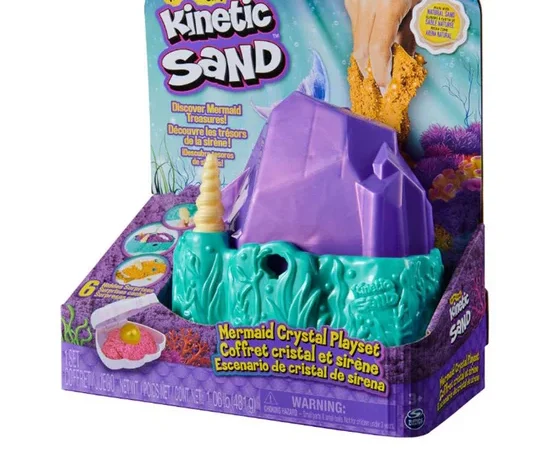 KINETIC SAND Mermaid Crystal Playset