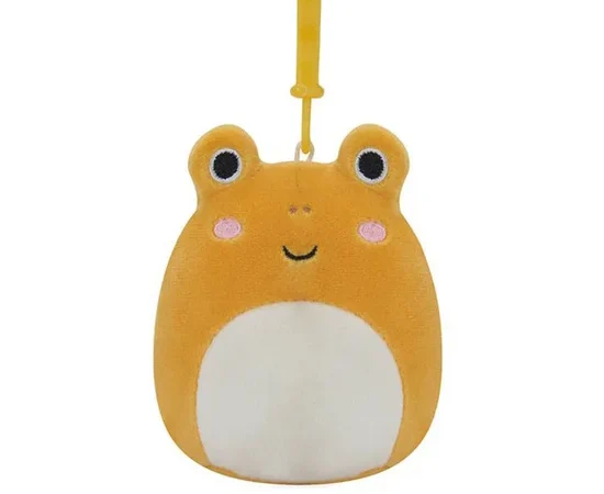 SQUISHMALLOWS Stuffed Toys Clip On Leigh Size 3.5 inch Dark Yellow