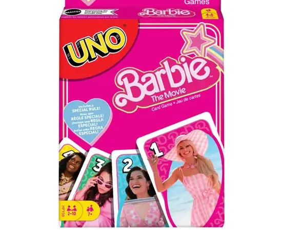 MATTEL Uno Barbie The Movie Card Game