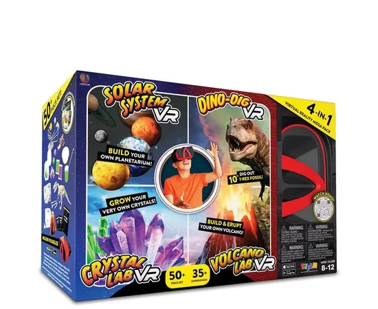 ABACUS VR Volcano, Dino, Solar and Crystal