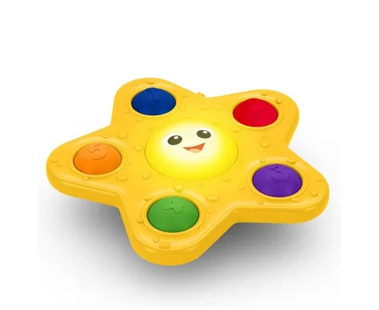 BABY EINSTEIN Toy Starfish Pop & Glow Peg Multi-Color