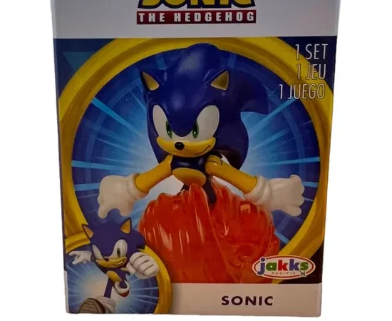 SONIC THE HEDGEHOG Figure Check Lane Sonic 2.5 in Blue