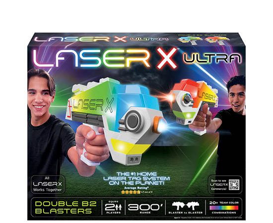 LASER X Ultra Double B2 Blasters Multi-Color
