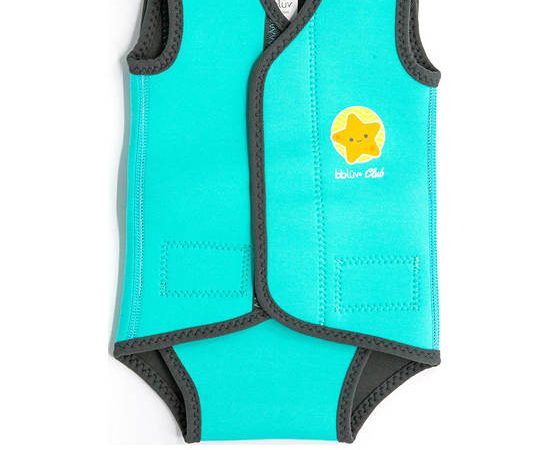 BBLUV Wräp - Neoprene Baby Wetsuit (0-6 months) Aqua