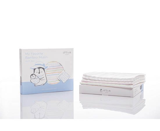 IFLIN BABY Playful Stripes - My Favorite Bamboo Muslin