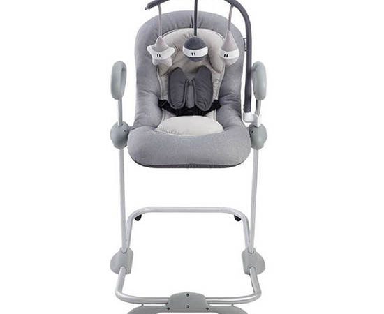 BEABA Up & Down Bouncer III Play Arch -HEATHER GREY