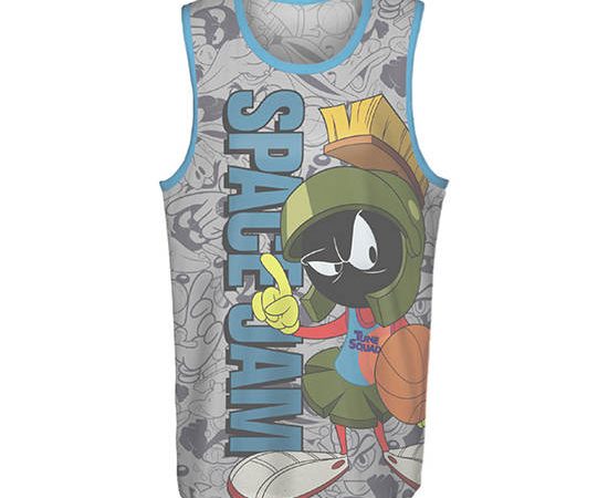 SPALDING Space Jam: A New Legacy – Tune Squad Jersey – Youth – Marvin the Martian - Grey