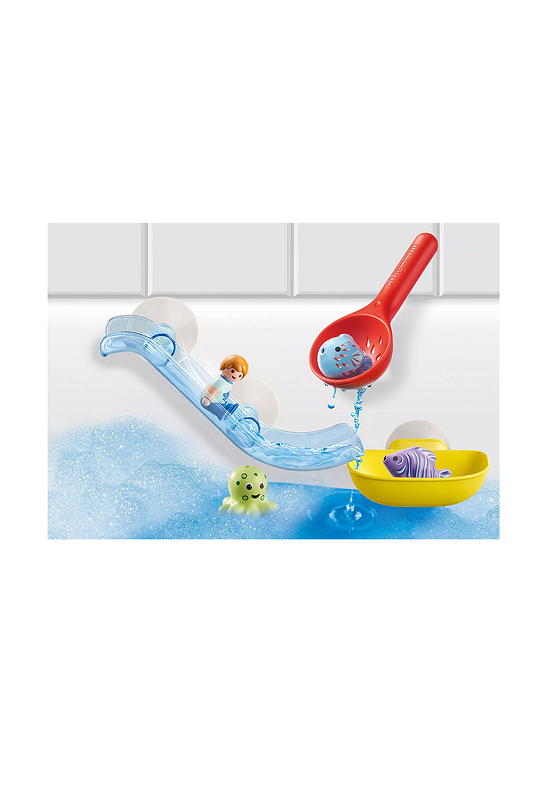 PLAYMOBIL 1.2.3 AQUA Water Slide with Sea Animals