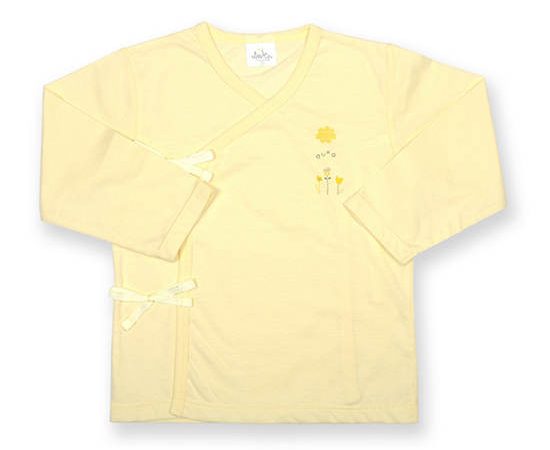 AUKA Yellow ,Infant Long-sleeved Wrapper Vest  ,Alligator.