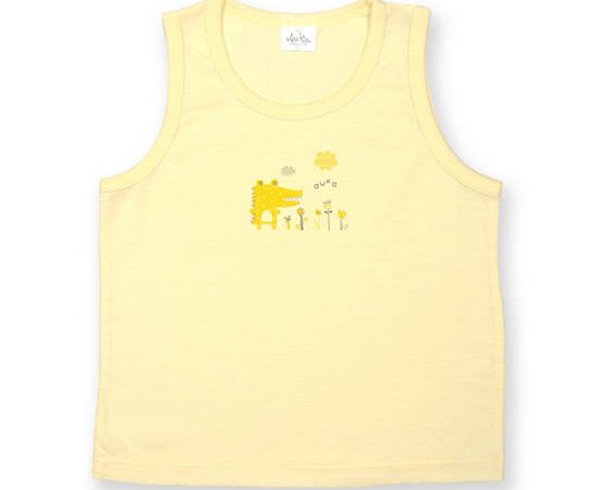 AUKA Yellow,Infant and Toddler Vest ,Alligator.