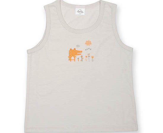 AUKA Gray,Infant and Toddler Vest ,Alligator.