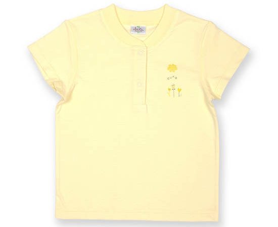 AUKA Yellow,Infant and Toddler Openfront T-shirt,Alligator.