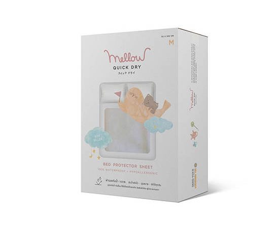 MELLOW 100% Quickdry M 70x100cm. Urinal pad Ivory