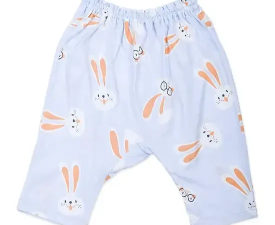 AUKA Blue,Infant Long Pants,Boy,Big Rabbit.