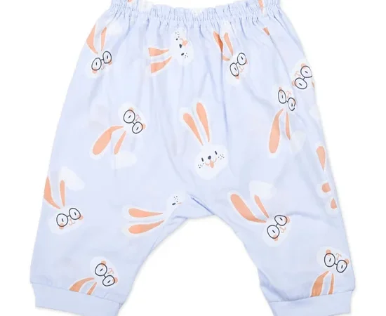AUKA Blue,Children's Long Pants,Boy,Big Rabbit
