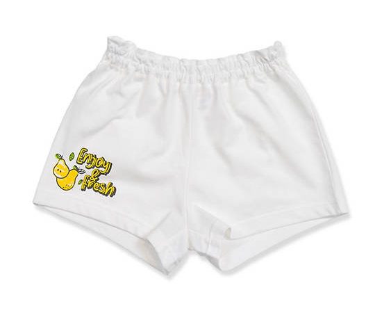 AUKA White,Infant and Toddler shorts,Girl,Enjoy Fresh. 90