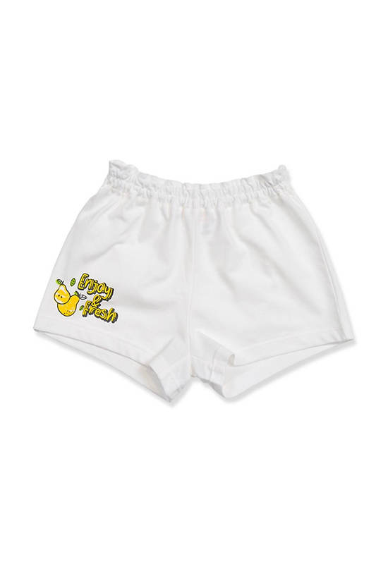 AUKA White,Infant and Toddler shorts,Girl,Enjoy Fresh. 90