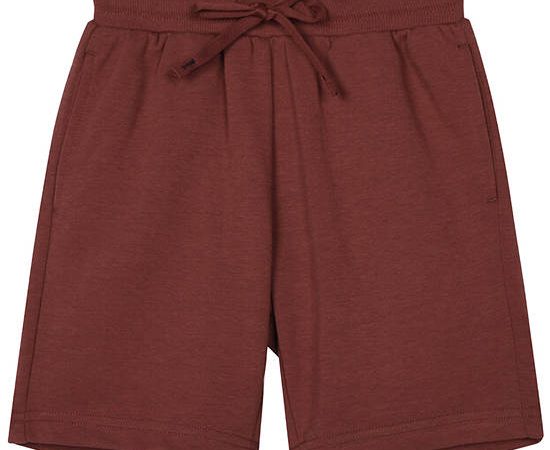 GIORDANO Boy's Elastic Waist Shorts Mahogany Brown
