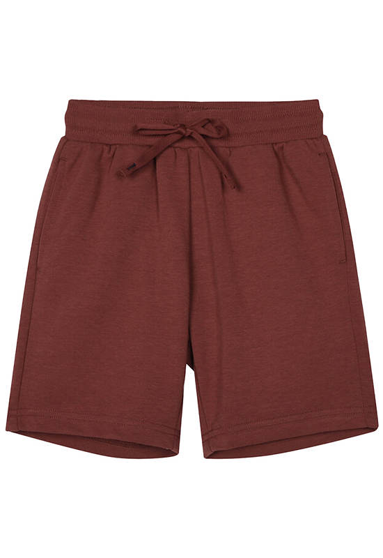 GIORDANO Boy's Elastic Waist Shorts Mahogany Brown
