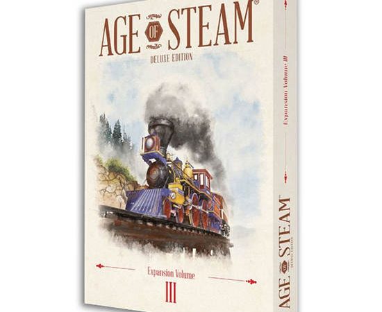 DICE CUP BOARD GAME Age of Steam Deluxe edtition: Map Expansion Vol. 3 Board game