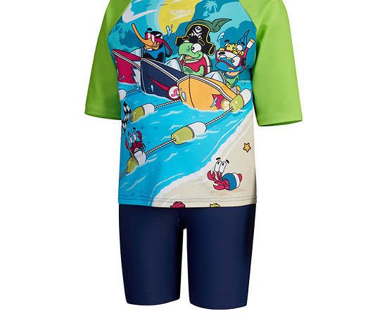 SPEEDO Boys Rashguard Set Learn To Swim Sun Protection Navy - SP111SP971DUTH