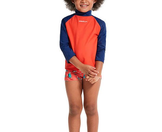 SPEEDO Girls Rashguard Learn To Swim Essential Orange - SP111SP972DUTH