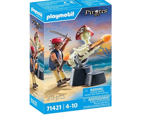 PLAYMOBIL PIRATES CANNON MASTER