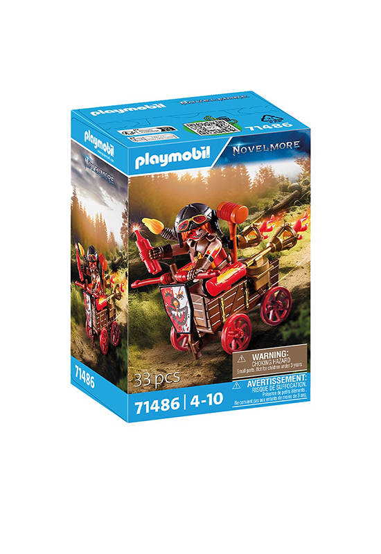 PLAYMOBIL Novelmore VIII KAHBOOM'S RACING CART