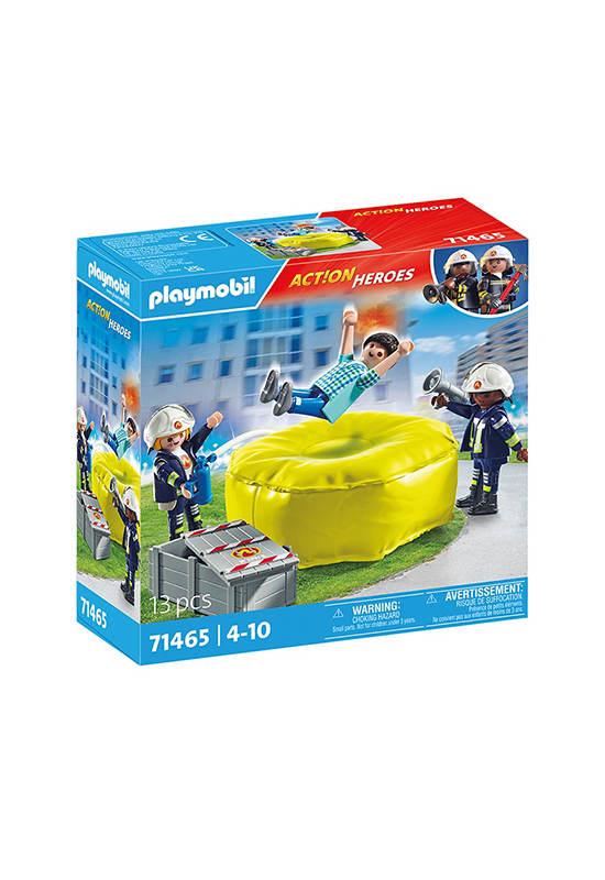PLAYMOBIL FIREFIGHTER WITH AIR PILLOW