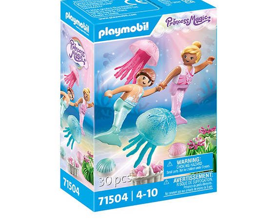 PLAYMOBIL MERMAID CHILDREN WITH JELLYFISH