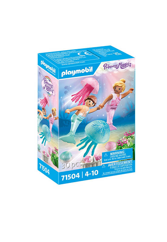 PLAYMOBIL MERMAID CHILDREN WITH JELLYFISH