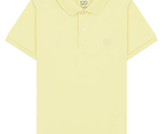 GIORDANO Boy's Slim Interlock Liquid Touch Solid Polo Mellow Yellow