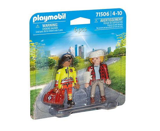 PLAYMOBIL DUO PACK PARAMEDIC WITH PATIENT
