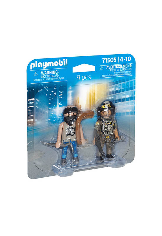 PLAYMOBIL DUO PACK TACTICAL POLICE WITH THIEF