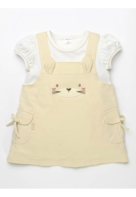 ABSORBA Girls' organic cotton dress set, Safari Collection