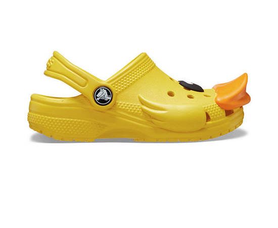 CROCS Kids Casual Shoes Classic I AM Rubber Ducky Clog Toddler Yellow - CR024SH216DZTH