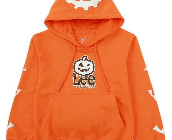 LEE KIDS Boy's Pullover Hoodie Halloween Collection Comfort Fit Orange