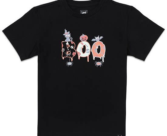 LEE KIDS Boy's Tee Short Sleeve Halloween Collection Regular Fit Black
