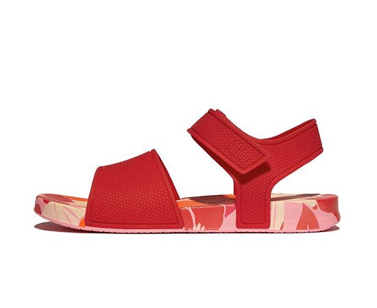 FitFlop™ UNISEX'S iQUSHION JUNIOR FLOWERZ B/S MULTI COLOR