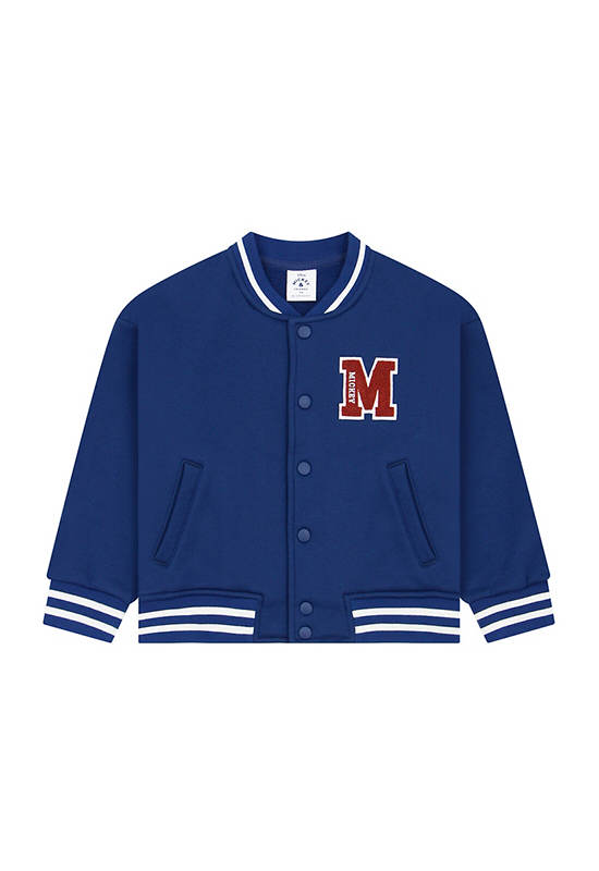 GIORDANO Boy's Relax French Rib Jacket (Disney) Navy peony blue