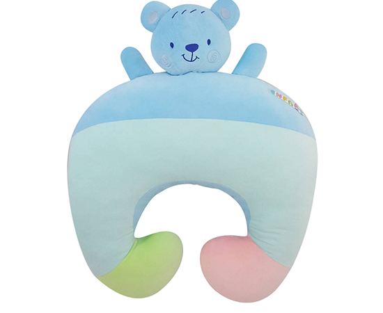ENFANT Nursing pillow Little Bear collection velour fabric - blue