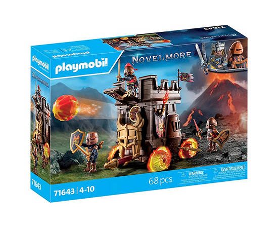 PLAYMOBIL NOVELMORE BATTLE WAGON WITH FIRE CANNON