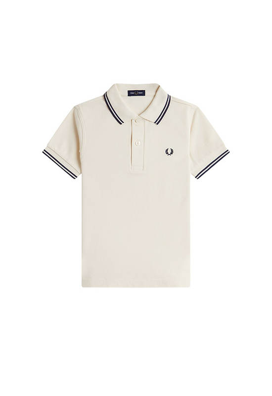 Fred Perry Kids THETWINTIPPEDFPSHIRT white